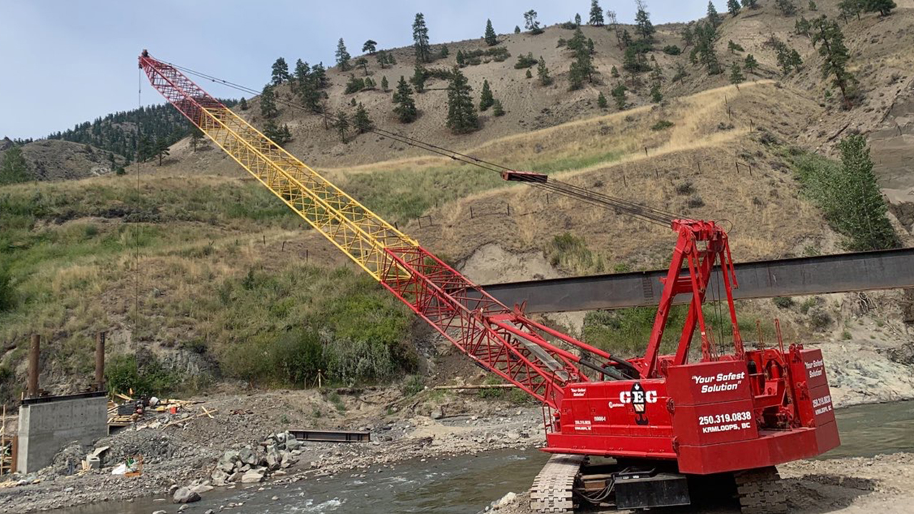 crawler crane Prince George