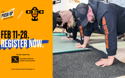 CEC is all geared up for CMHA 2000 Push-up Challenge!