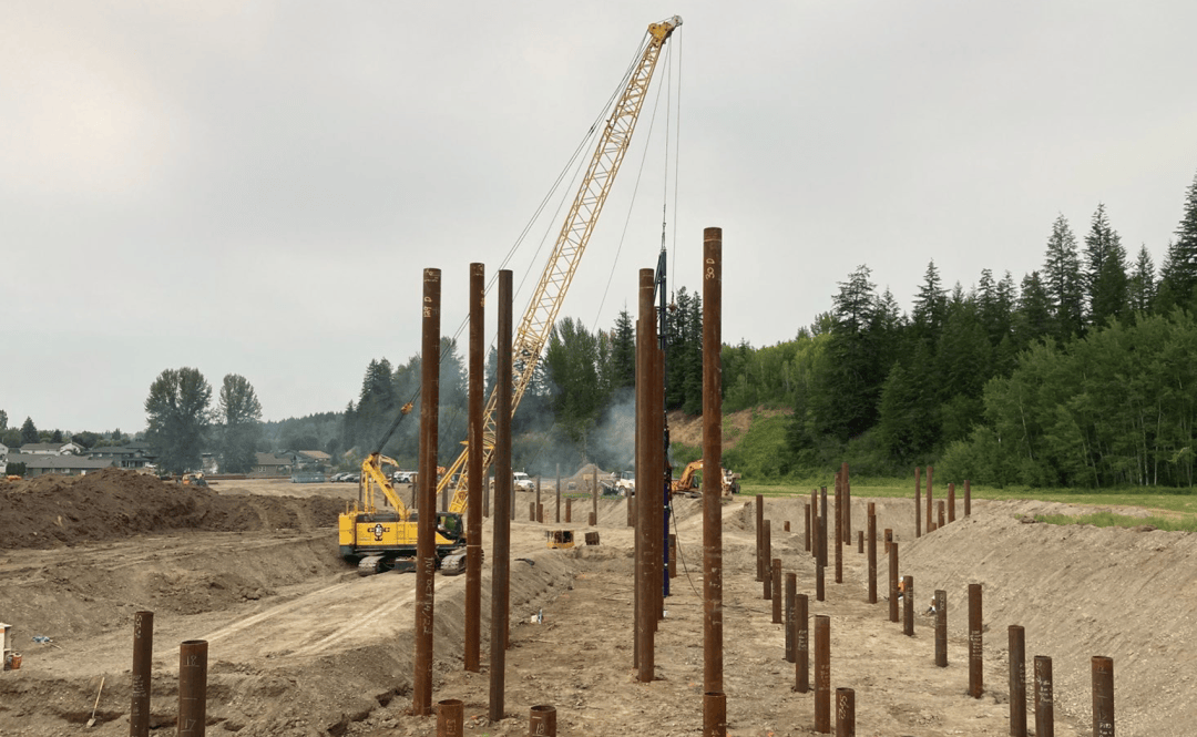 Carson School Piling