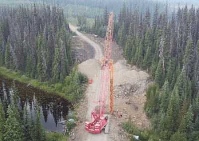 Beaverhut Bridge Installation